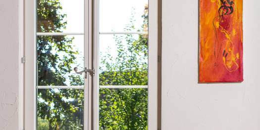 Garnitur mit Hartöl konserviert